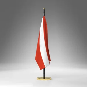 bandiera dell'Austria da tavolo 17x24 cm