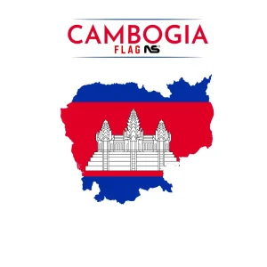 Mappa della Cambogia