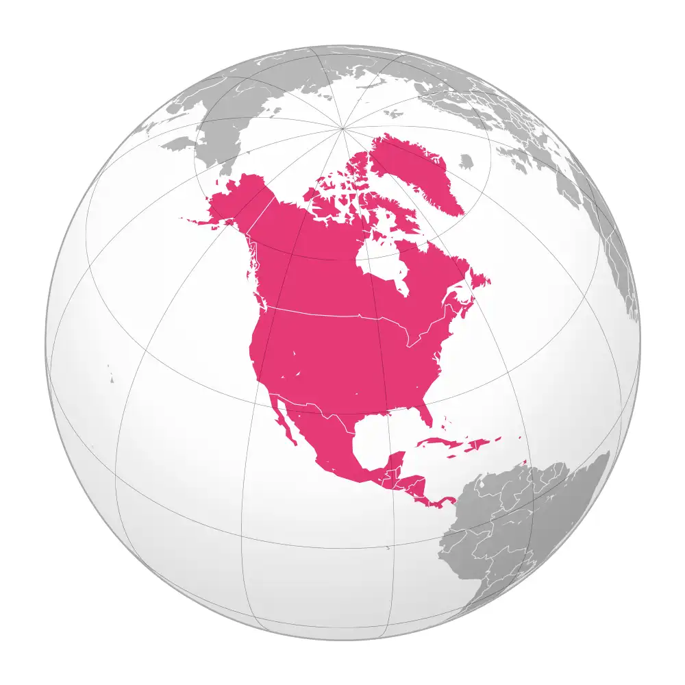 Mappa Nord America